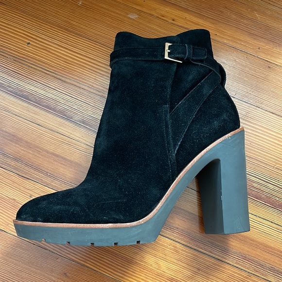Kate Spade Black Velvet Ankle Booties.- Never Worn - Size 9.5 - Picture 10 of 10